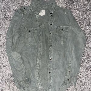 american eagle button down